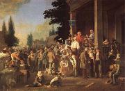 George Caleb Bingham Die Kreiswahl oil painting